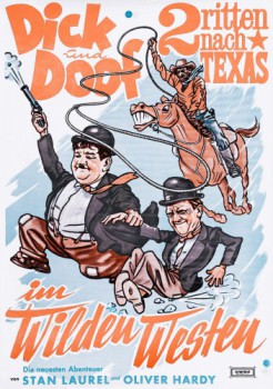 poster Dick und Doof Zwei ritten nach Texas&nbsp;&nbsp;(1937)