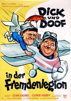 poster Dick und Doof in der Fremdenlegion&nbsp;&nbsp;(1939)